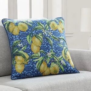 Lacourte Decorative Pillow. Lemons.